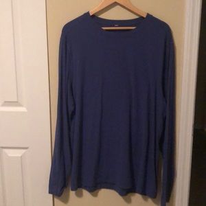 lululemon athletica Blue Long Sleeve Tee
